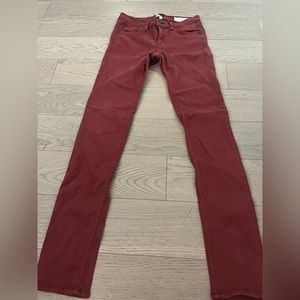 Rag and Bone Mid-rise Skinny Jean. Clay Color. Size 26